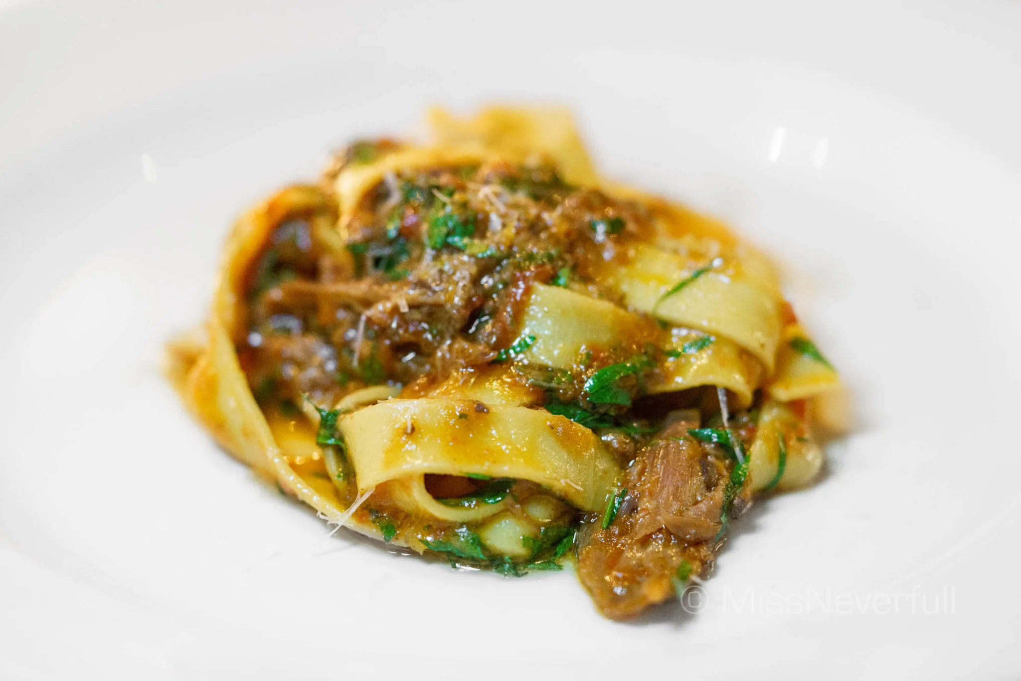 Matagliati with duck ragu ($26)