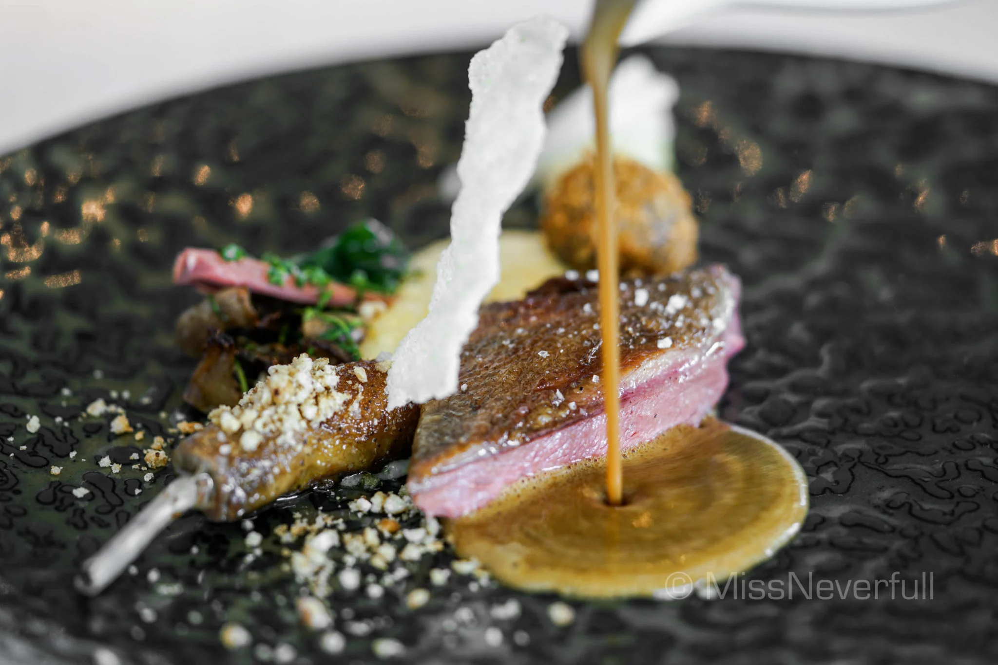 ‘FOREST’ PIGEON, White polenta, cromesquis