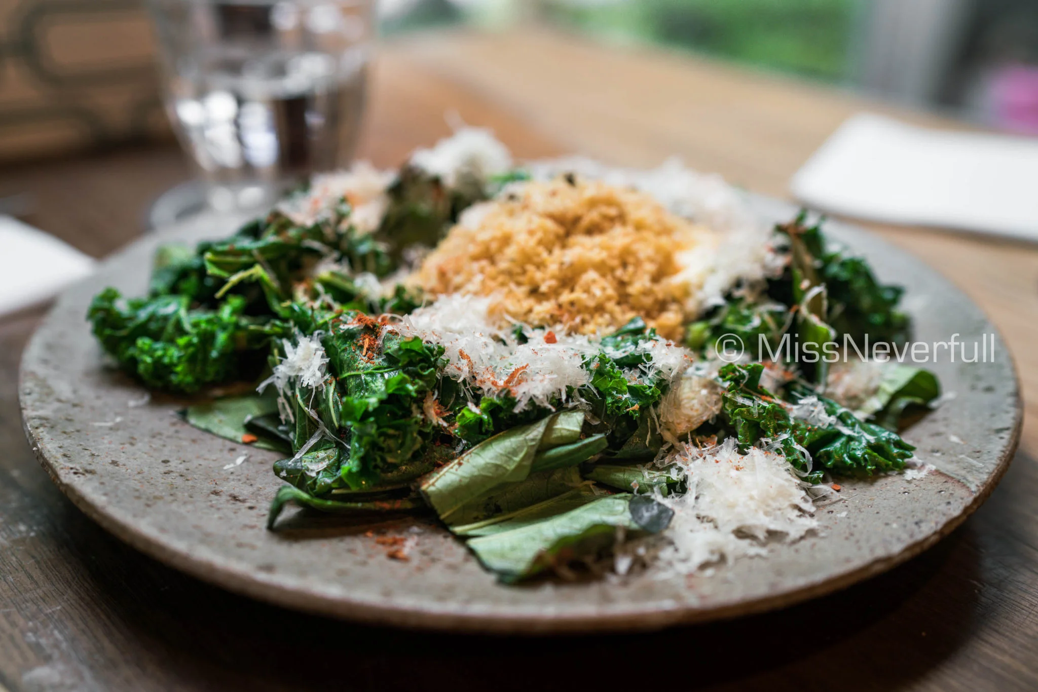 Sautéed Kale & Egg White Scramble