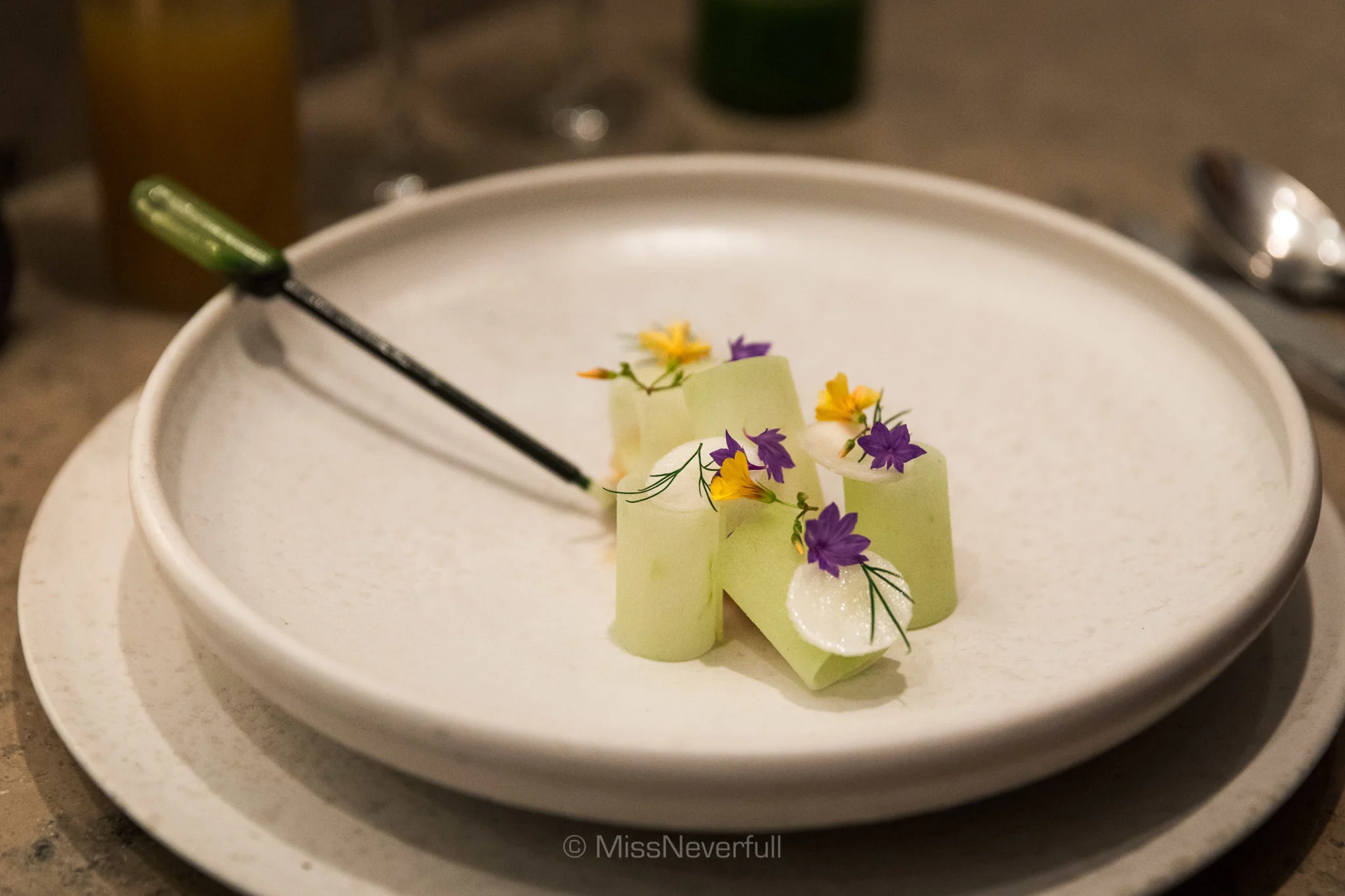 3. Langoustine, late summer apples, Jerusalem artichokes and vanilla