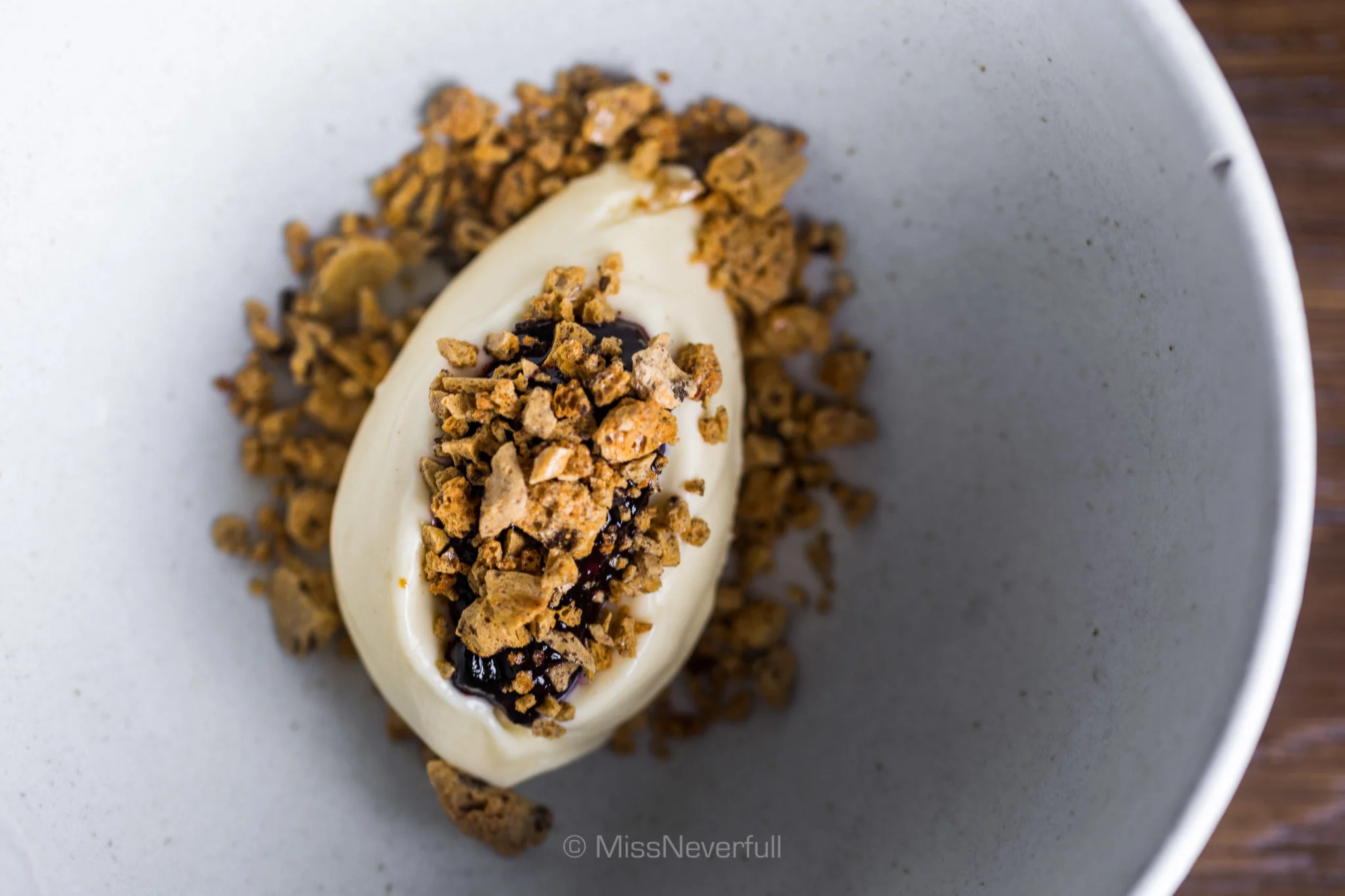 Corn, Licorice, Preserved Wild Berries