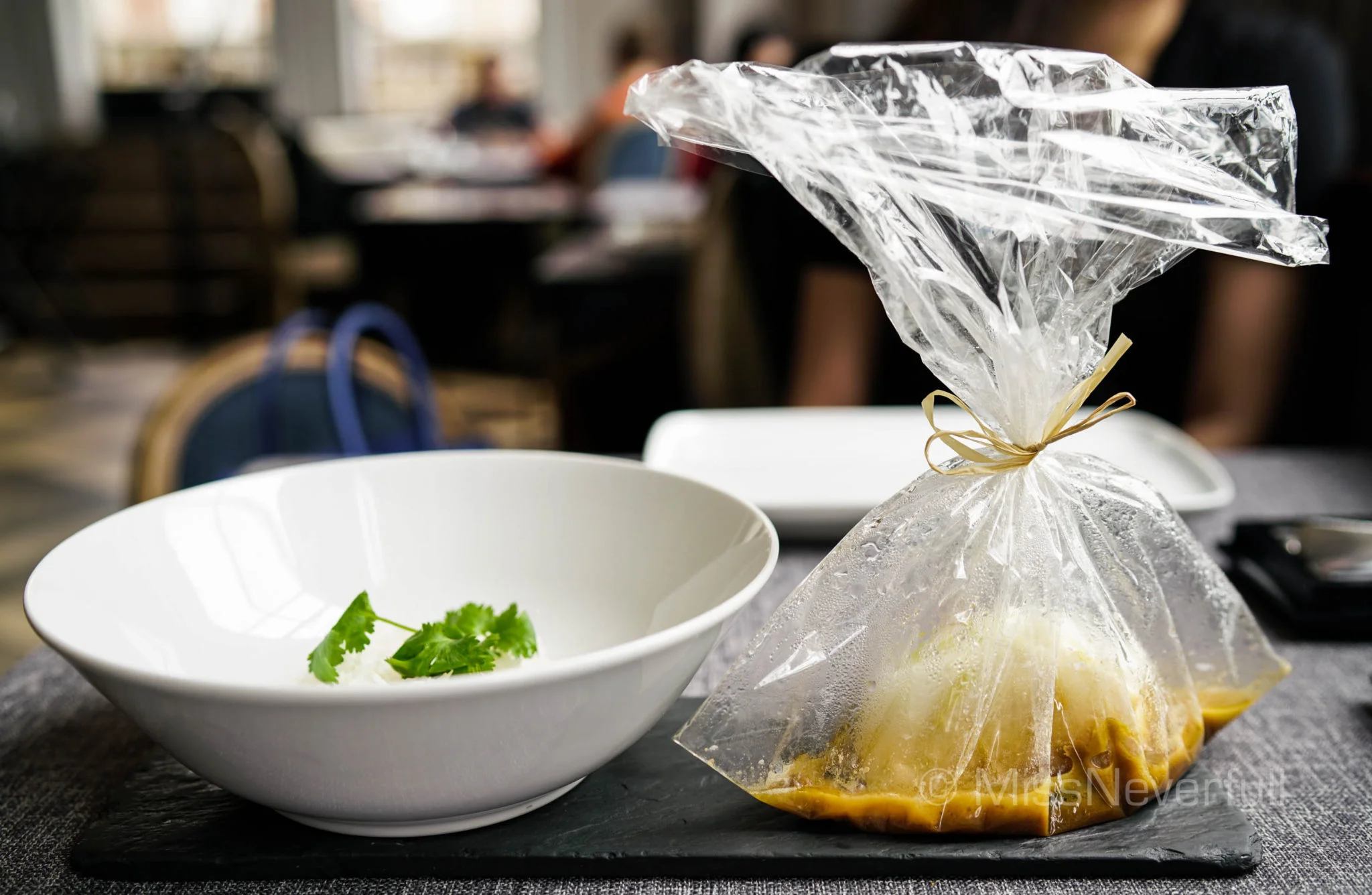 Black cod in the bag 主厨独创“袋蒸黑鳕鱼” (RMB 280)
