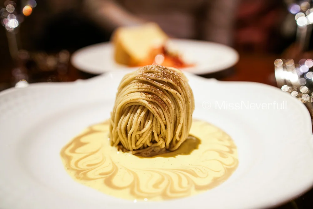 Dessert: Mont Blanc