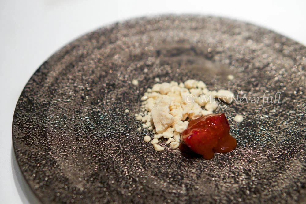 5. De-constructed cheese and fig compote
