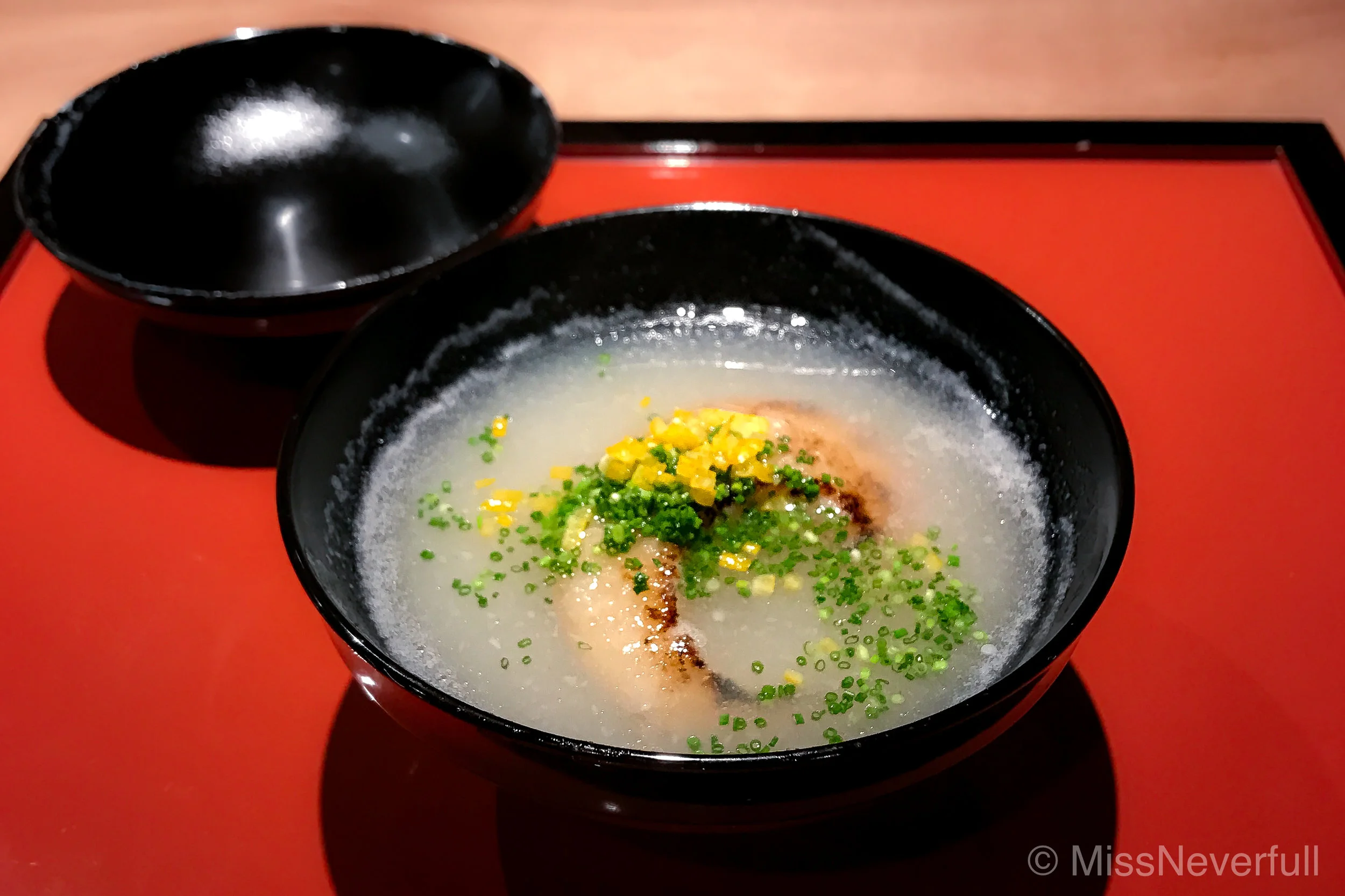 5. Radish soup with shark fin and scallions