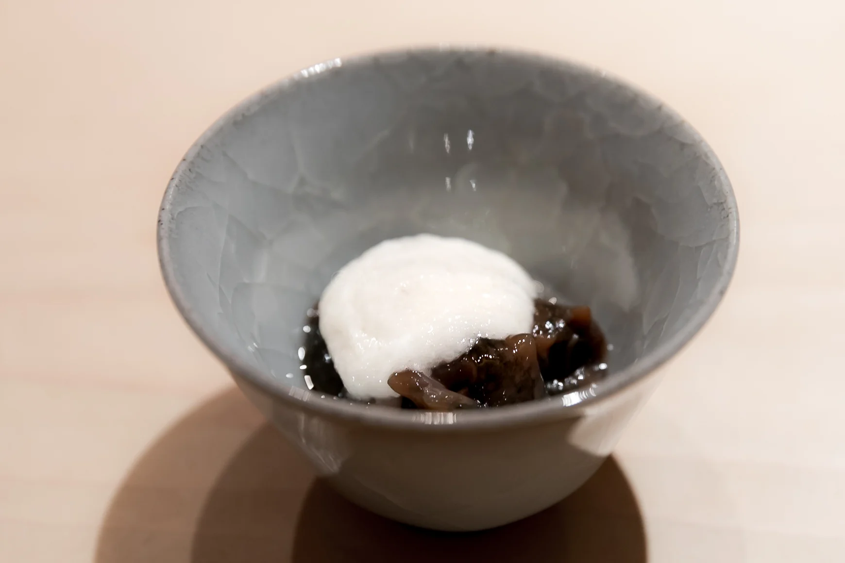 Namako (sea cucumber) & grated yam