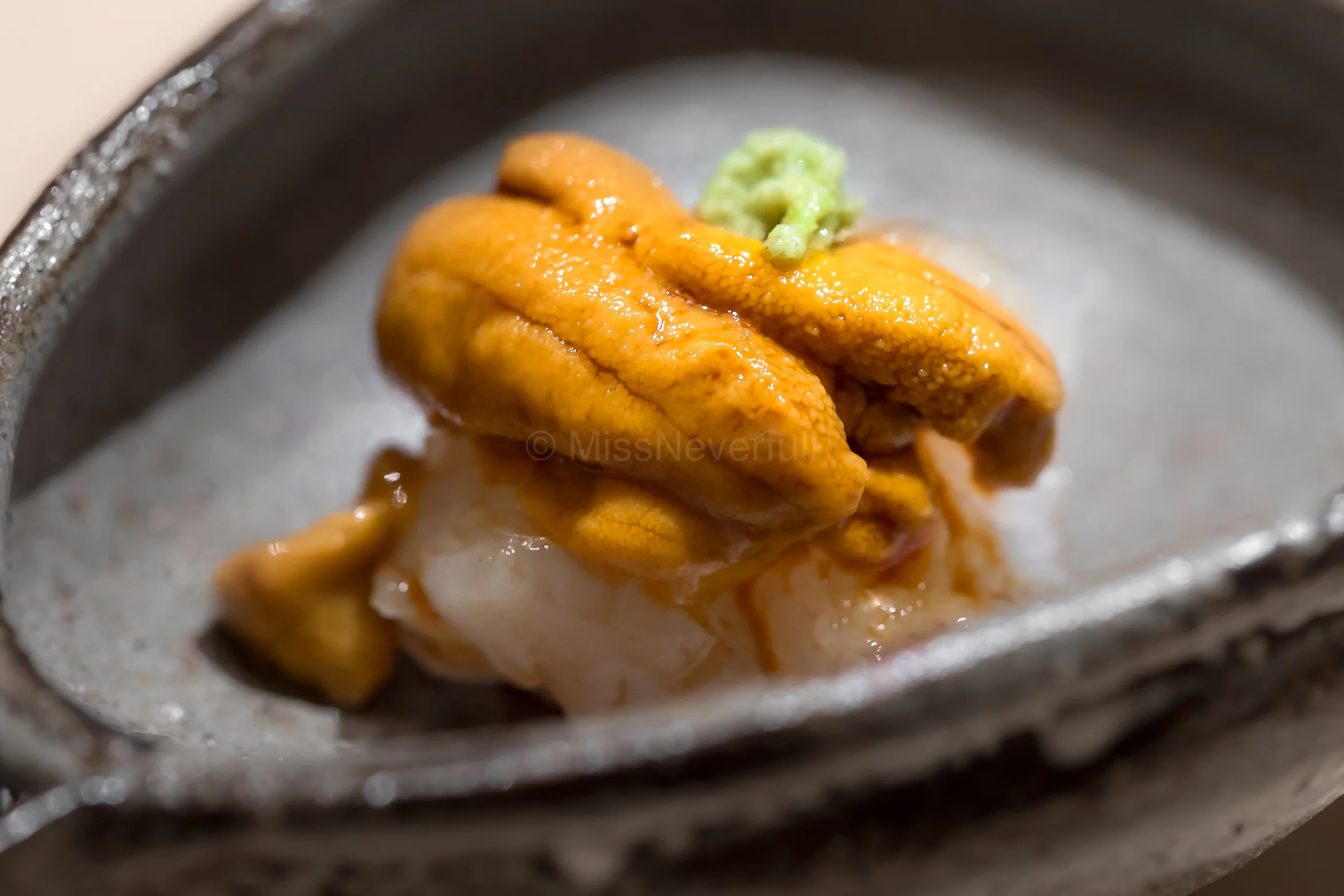 Uni (sea urchin) & botan ebi (shrimp)
