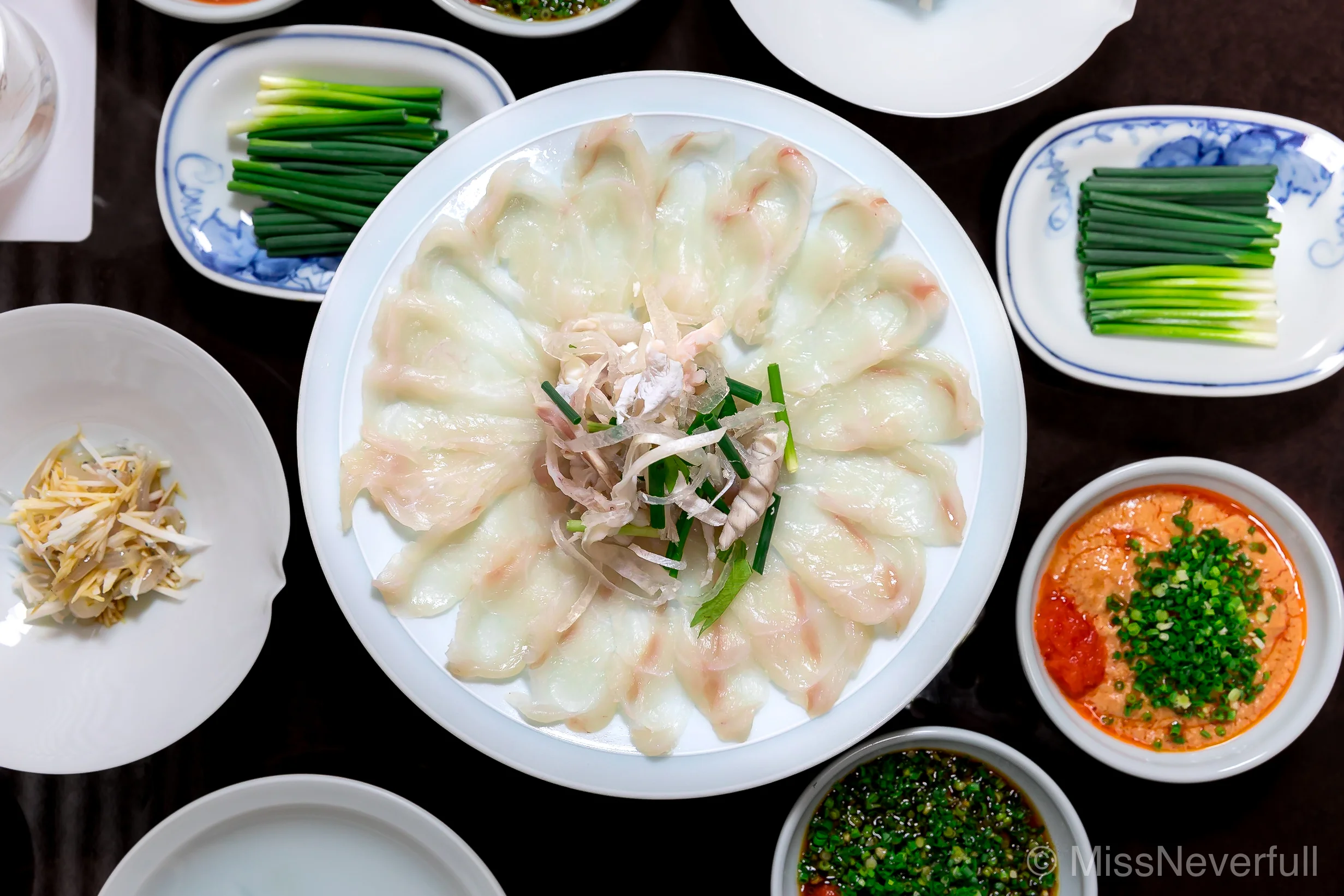 河豚刺し | Fugu Sashimi