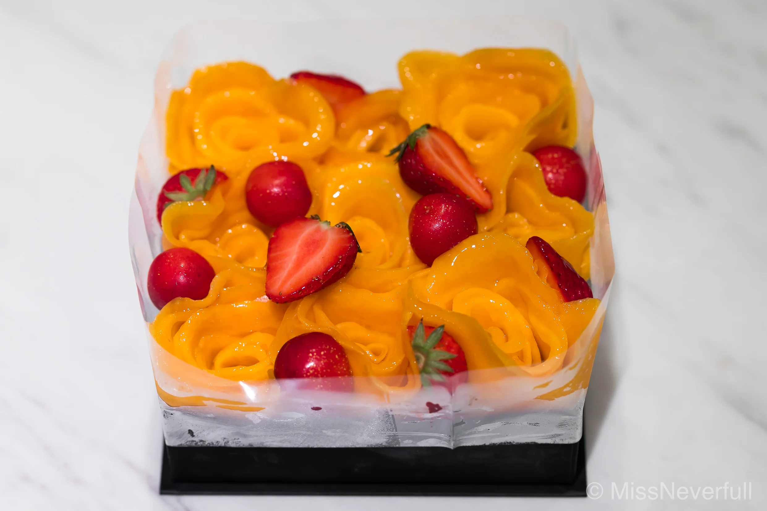 Mango 'Rose' Cake (May 2017)