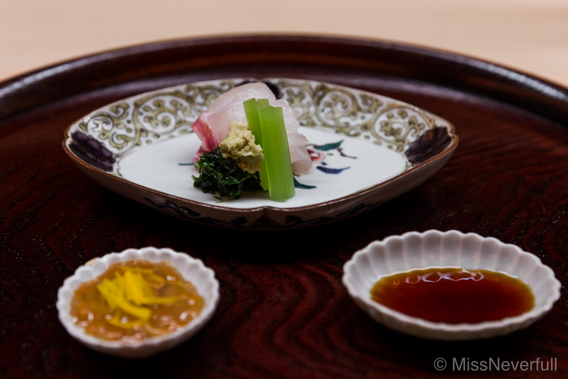 2. Tai, Konowato and yuzu, soy sauce