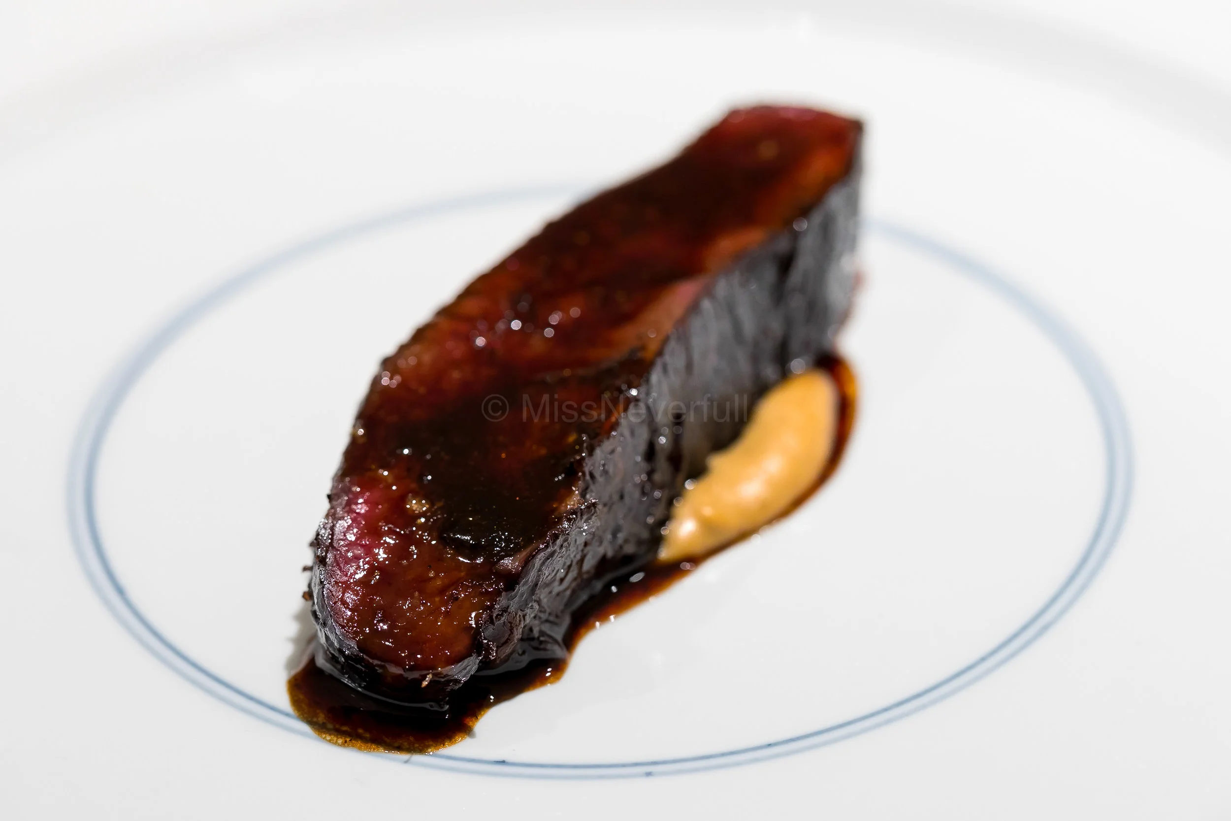 Winter | Roasted Ezo-shika (deer), black pepper and black truffle sauce