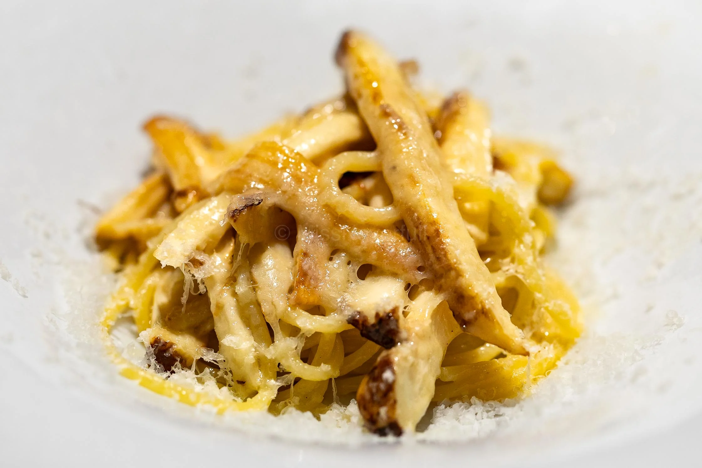 4. Spaghetti with Matsutake