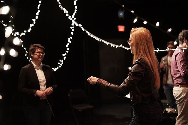 Founder and songwriter Kelly Catlin (right) trying to conduct the conductor (left)
.
.
.
.
.
.
.
.
.
#millenniummovement #millennium #indieorchestra #poporchestra #composer #womencomposers #producer #musician #music #atlantamusicians #athensmusicians