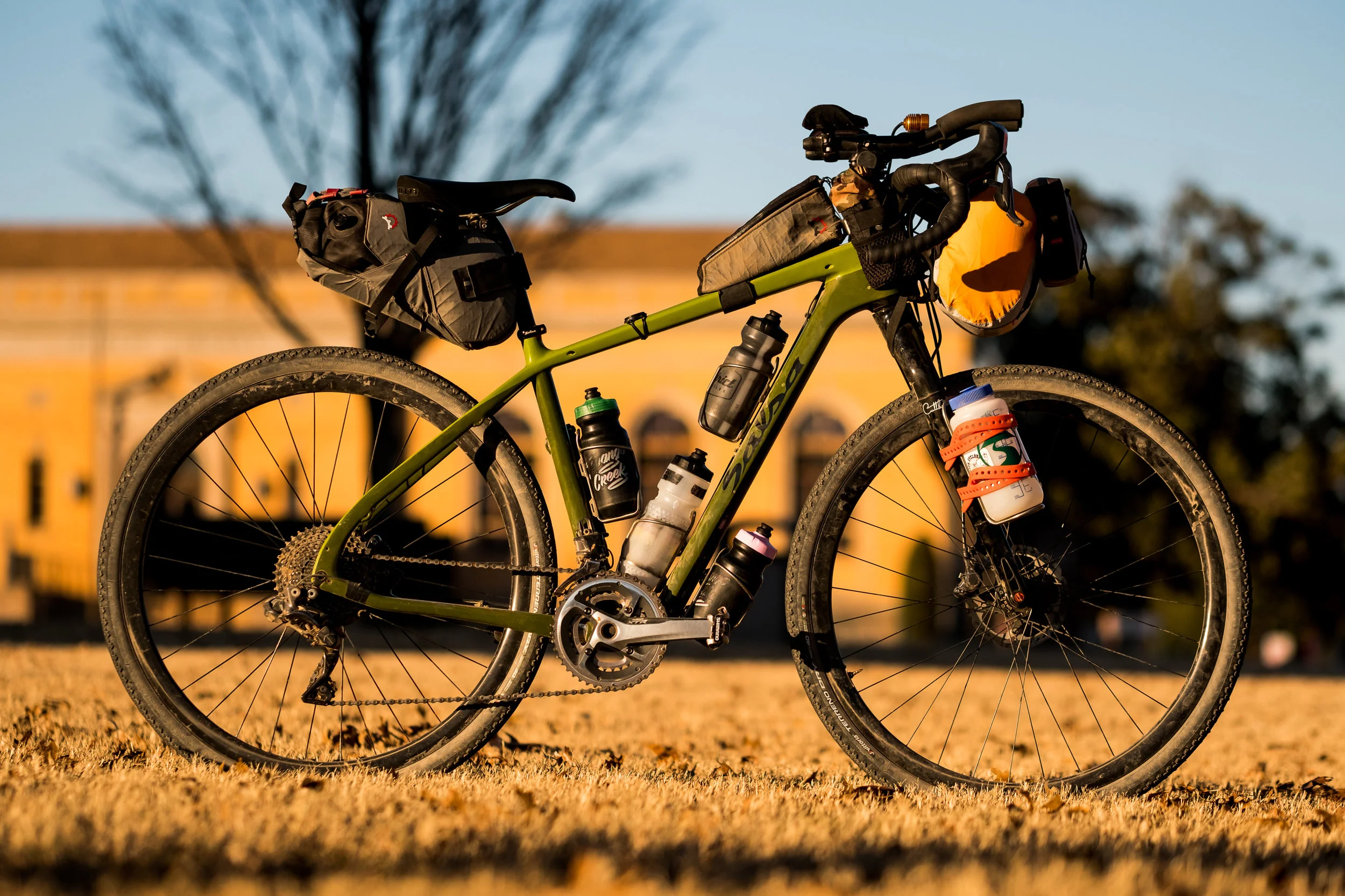 Seth Wood's bivouac setup. Follow Seth @drsethwood