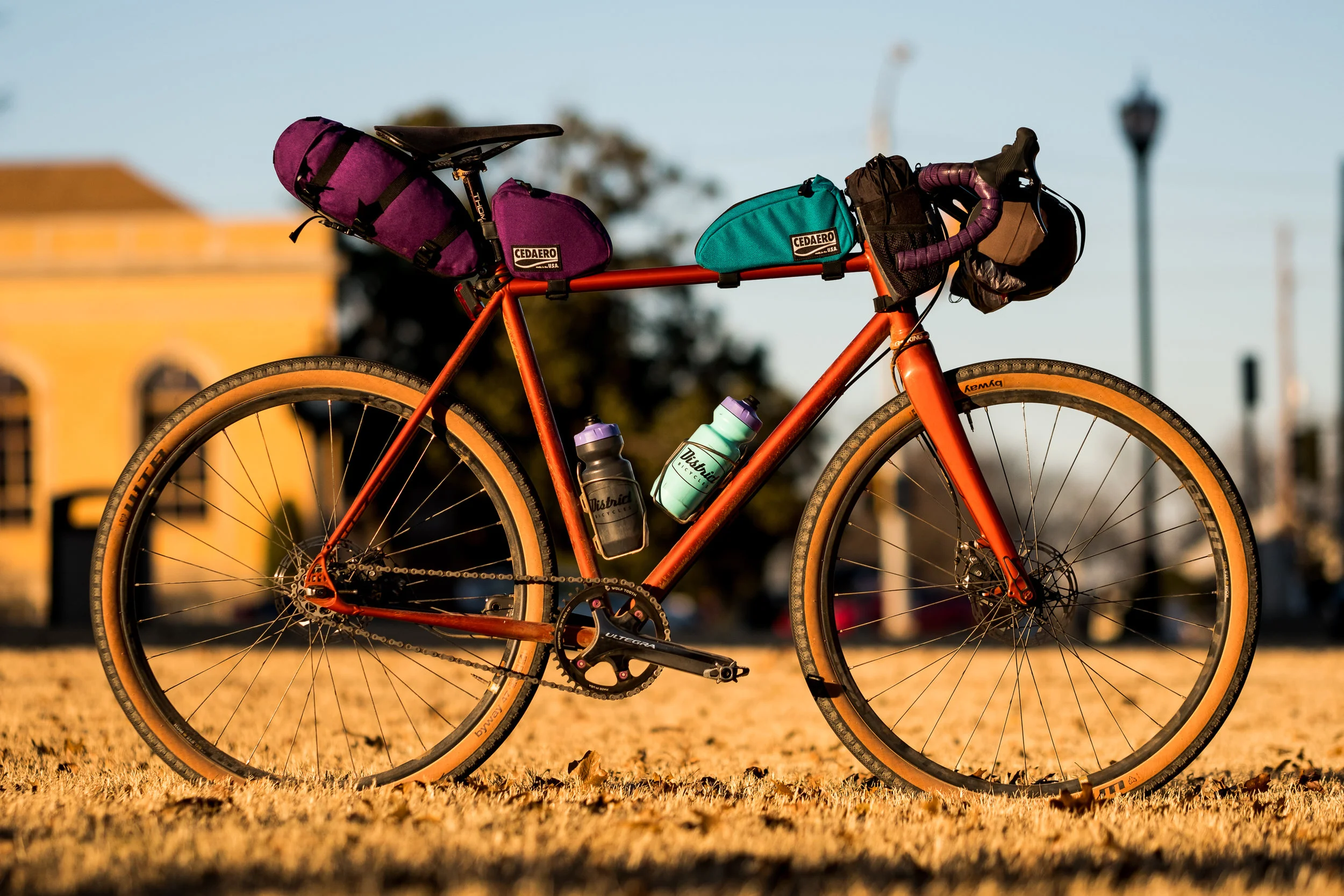 @getwide Tyler Siems' bivouacking All-City Cycles Nature Boy 853. 