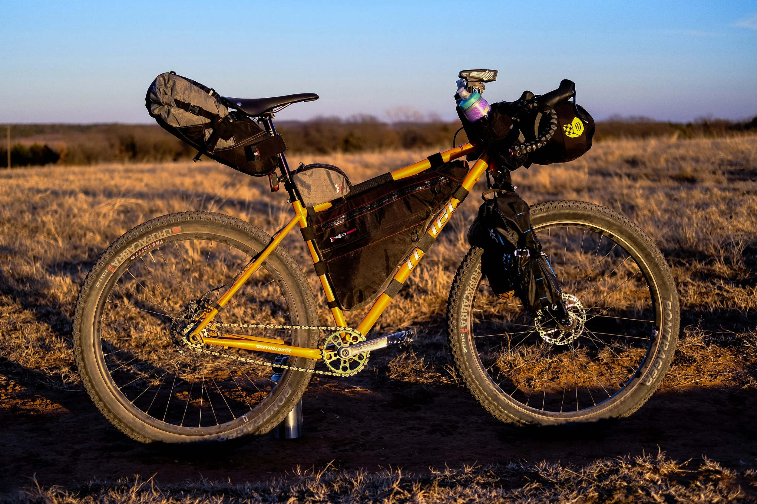Tyler Siems' MTB Abomination: Glamping Edition. Give him a follow @getwide!
