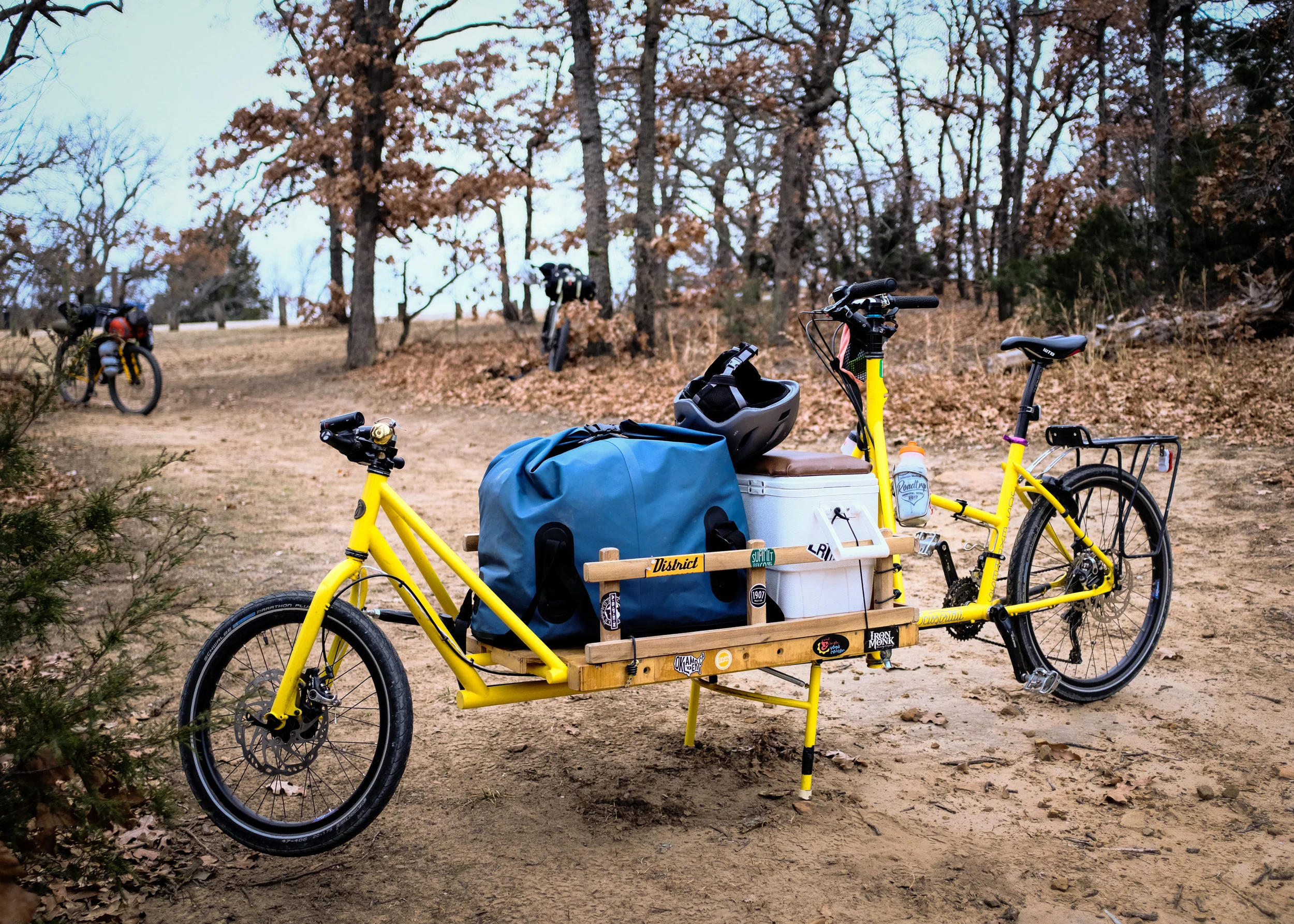 Keith Reed's Custom Scissortail Cycles cargo bike, the "Jos Express"