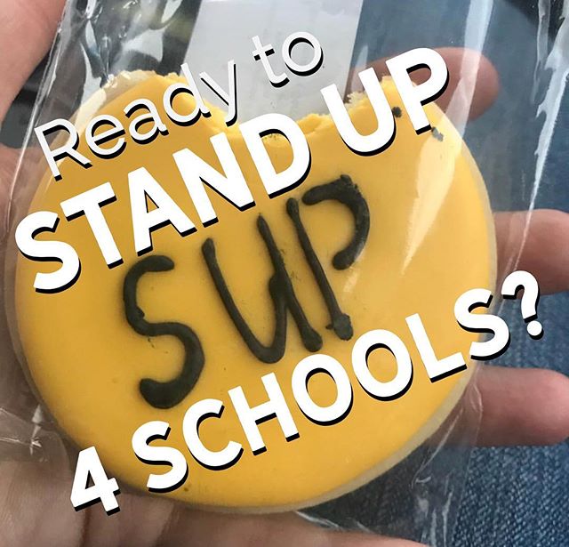 Ready to help STAND UP FOR SCHOOLS (SUP)? Let&rsquo;s get the word out to help pass the upcoming Bond so schools can get up to par!

Currently, HRMS has 3 phone calling dates, 1 phone banking date and 1 sign waving date. 
Feb 3rd: Door Belling - Loca