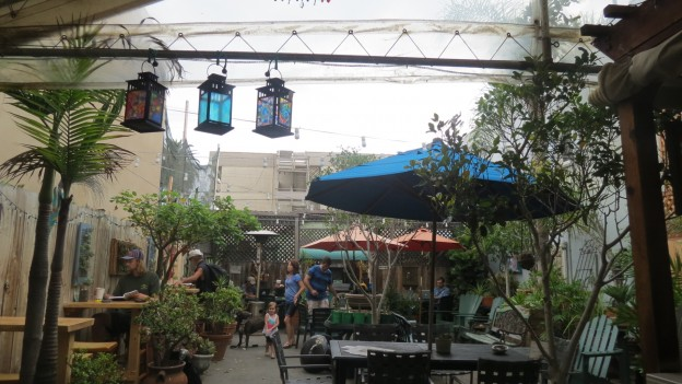 The sweet Java Jungle cafe in Ocean Beach.