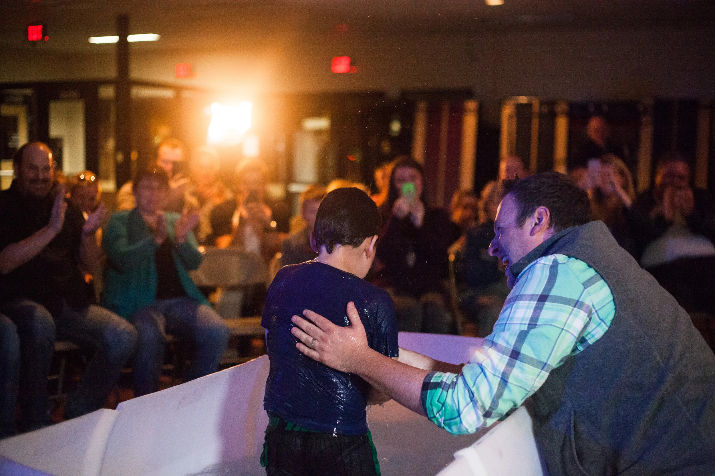 First Baptism Service!