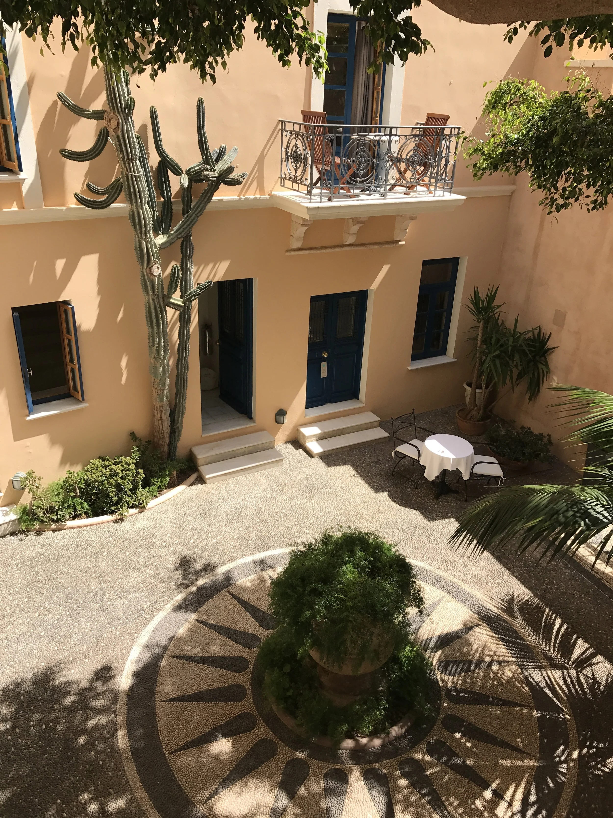 The courtyard