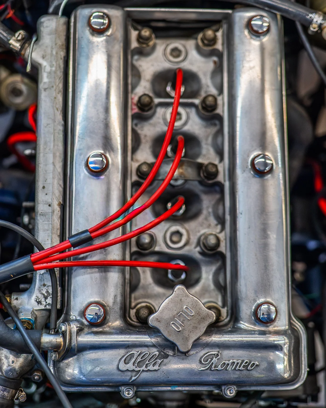 This stunning Alfa Romeo Twin Cam engine is getting its carbs out and a spica system put back in and a few other things to bring it back to its factory and running state.

 #italian #alfaclub #driveclassics #carrestorationshop #carrestoration #alfaro