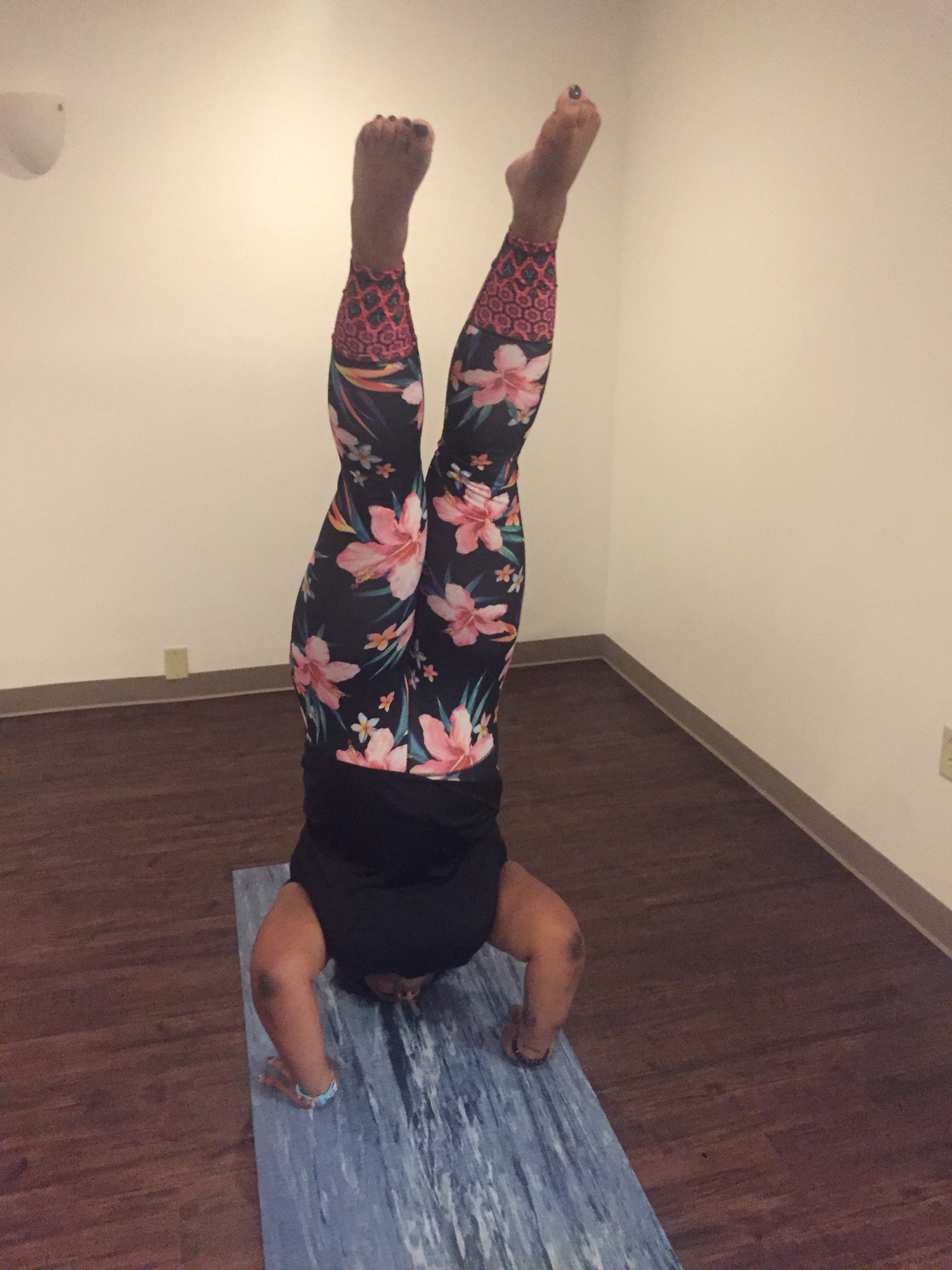 Dev's freshman headstand! (More like graduated with honors, right?!)