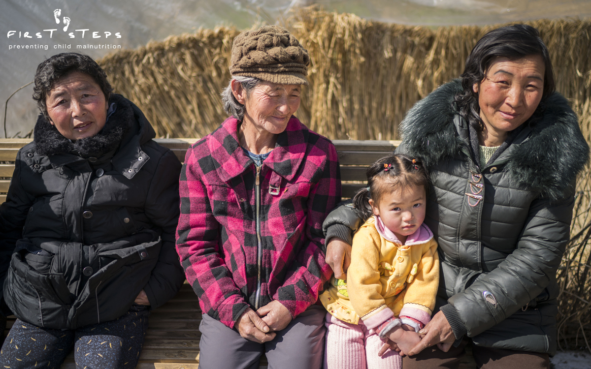 Patients sitting outside the Shinmi Clinic.
