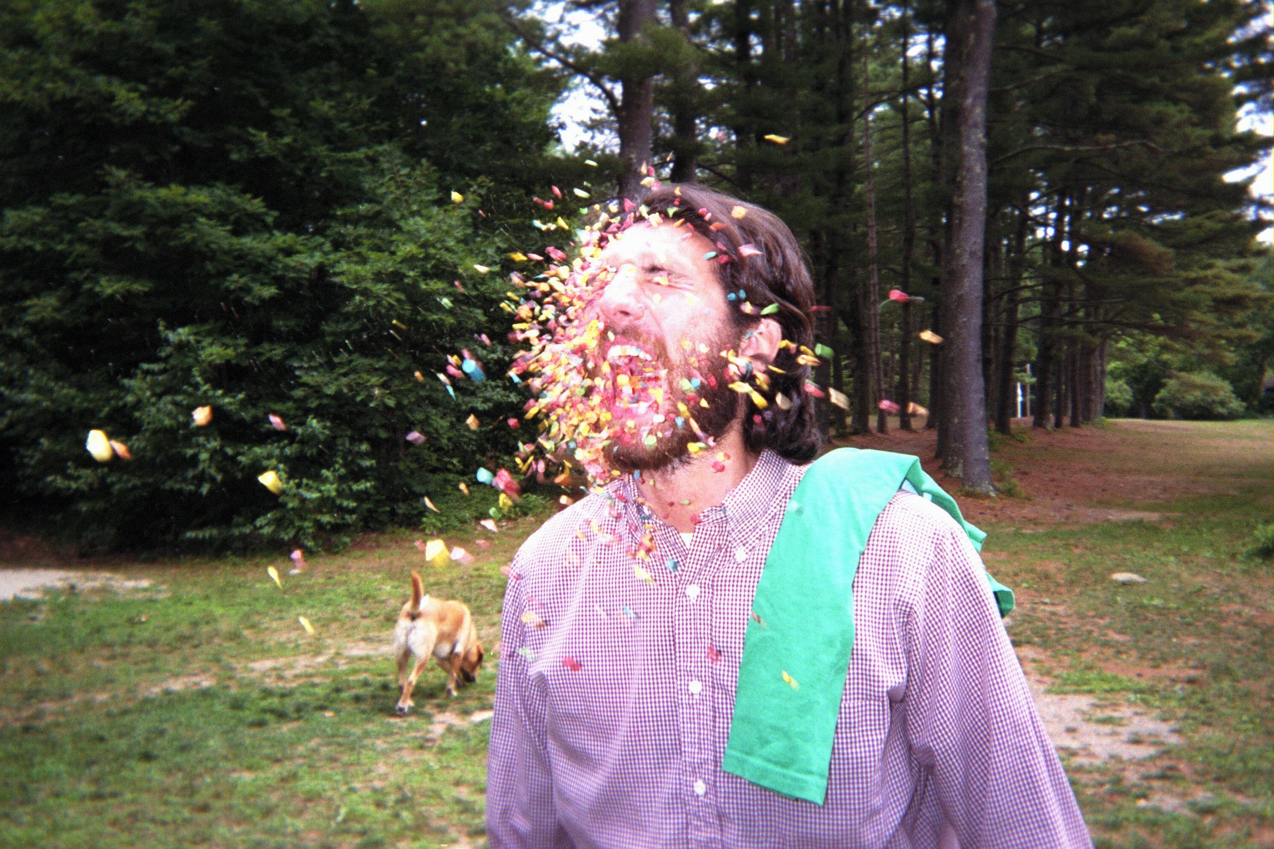   Matteo Catching Fruity Pebbles   35mm film  2015 