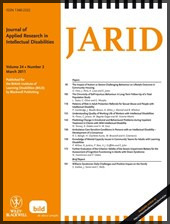 Journal of Applied Research in Intellectual Disabilities: Volume 30, Issue 3, 2017