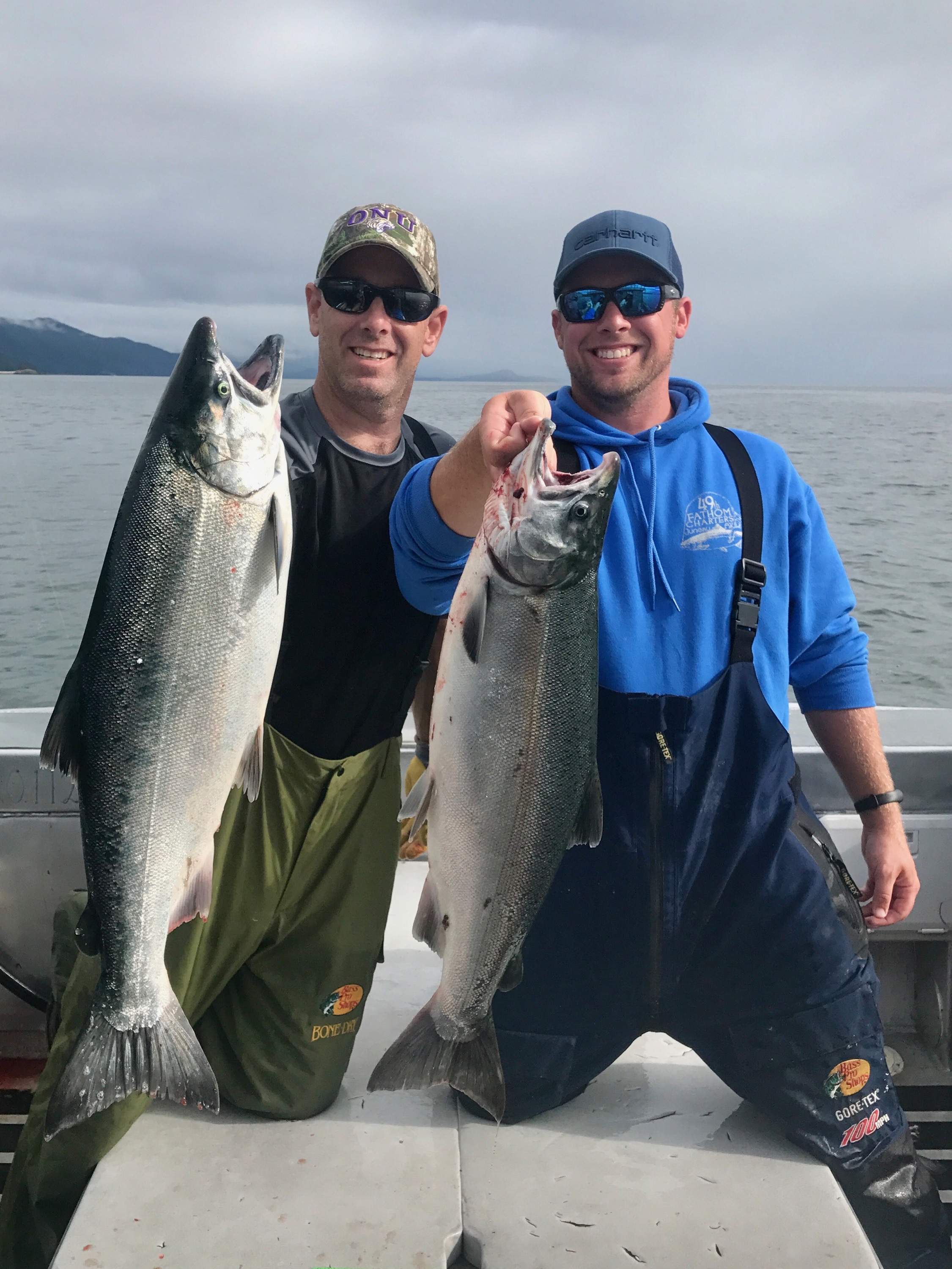 Salmon Sport Fishing Charters in Juneau, Alaska with 49th Fathom Charters!  Kings and Cohos. — 49th Fathom Charters