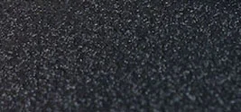 Black textured powdercoat