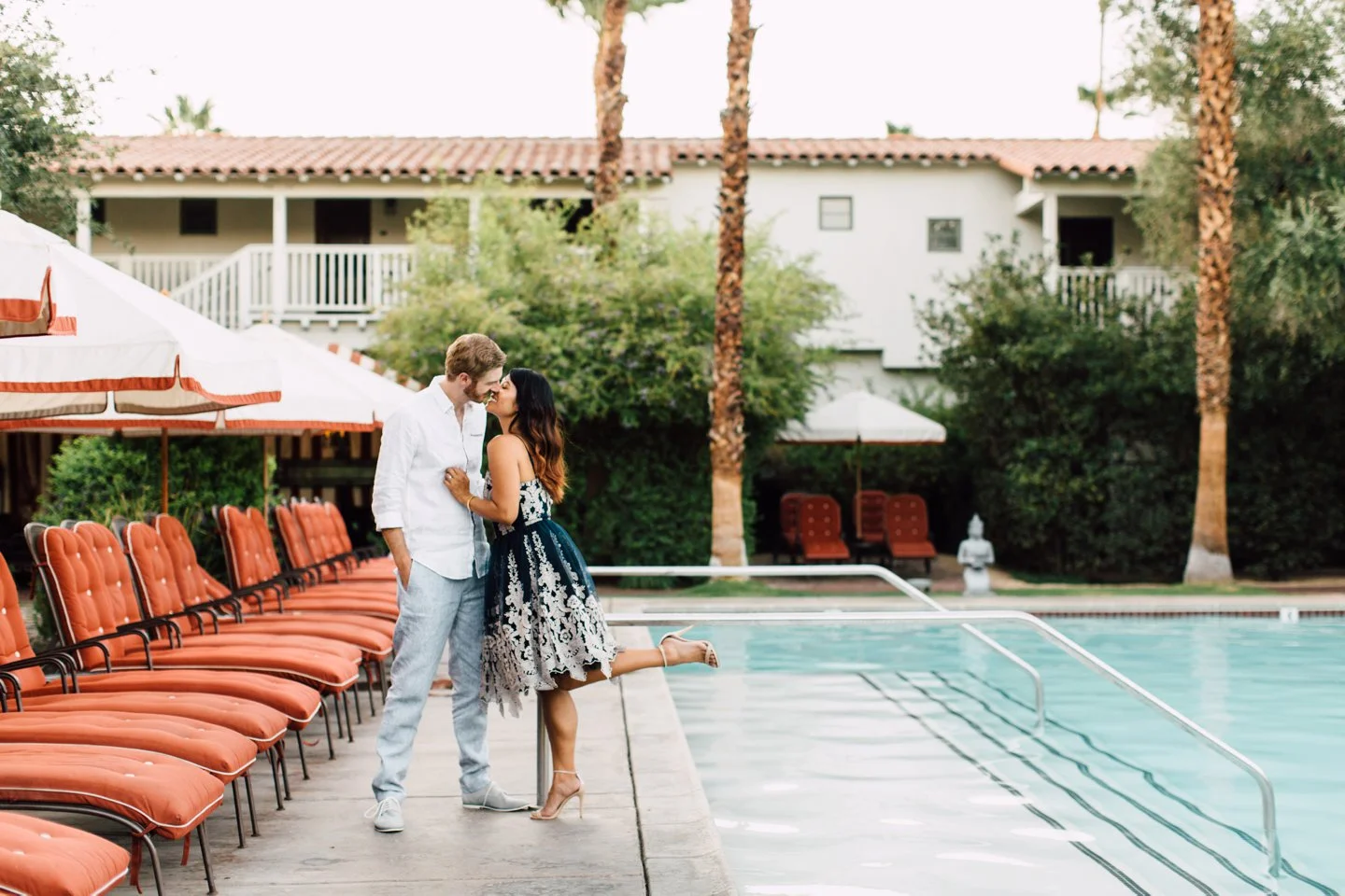 Colony Palms Hotel Anniversary Shoot | Plum & Oak Photo | www.plumandoakphoto.com