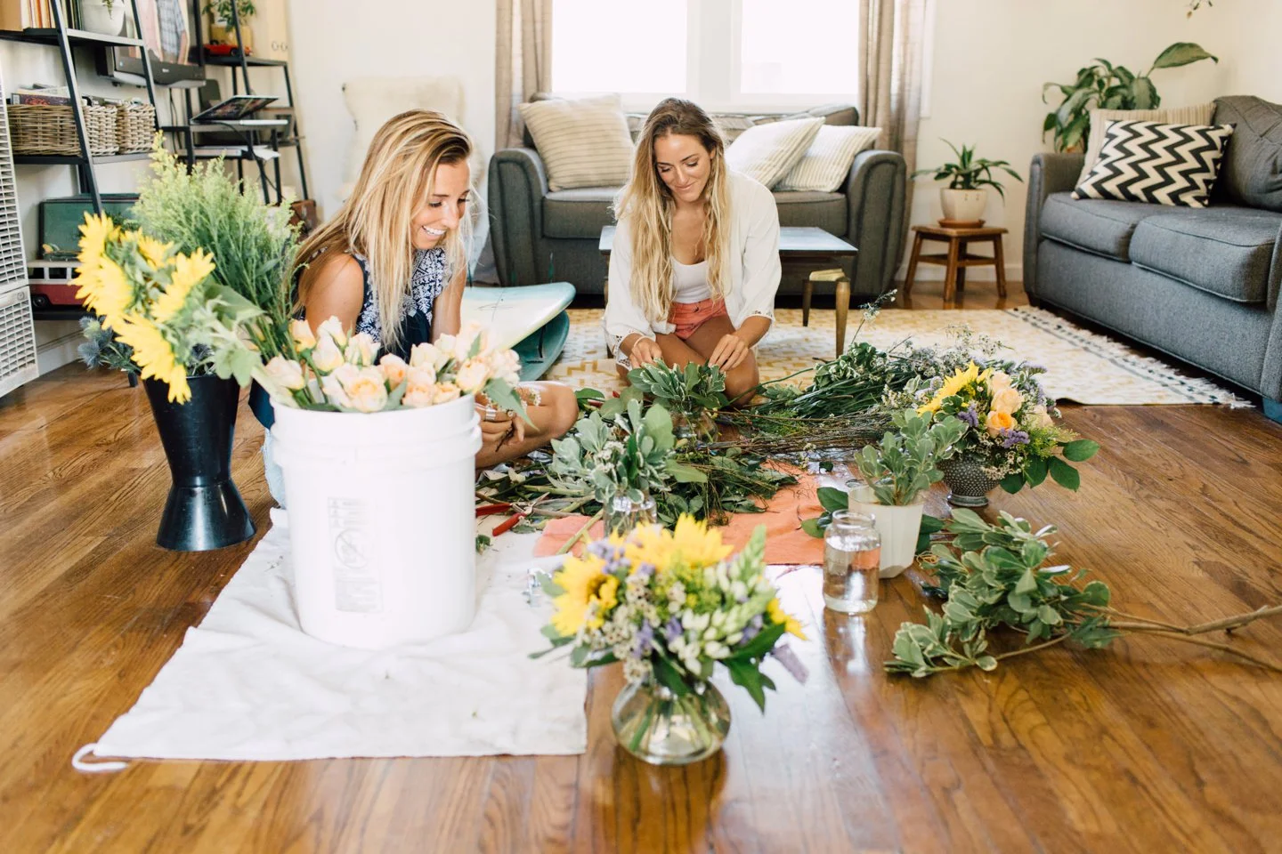 Behind the Scenes with San Diego Florist the Bloom Babes | www.plumandoakphoto.com