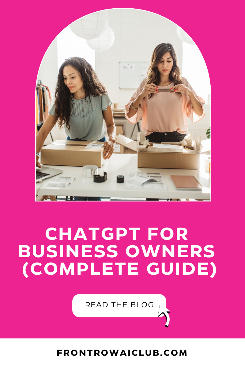 ChatGPT For Business Owners (Complete Guide)