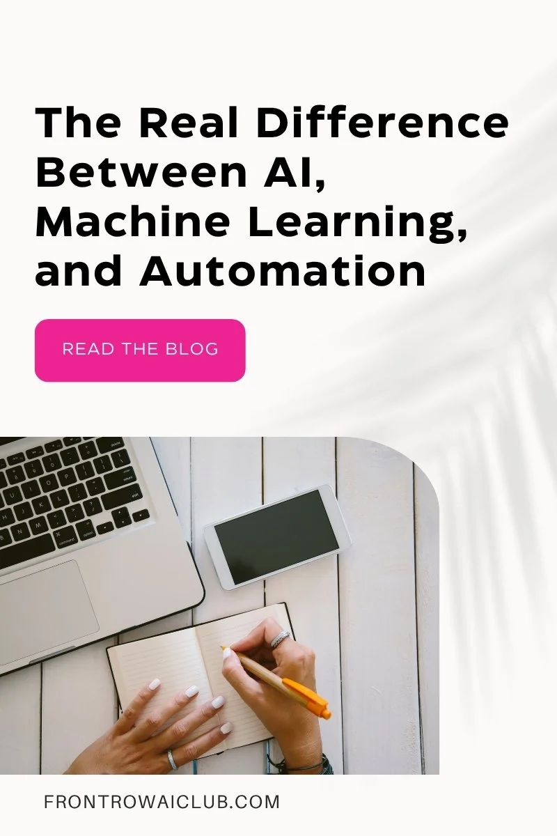 The Real Difference Between AI, Machine Learning, and Automation—Explained Simply