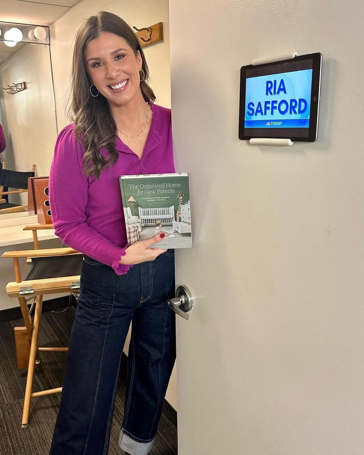 BEYOND proud of my girl @riorganize, author of The Organized Home For New Parents who slayed @todayshow. I&rsquo;m so sad I had to watch from the couch instead of being there with her in person because I&rsquo;m sick. We worked hard on the segment th