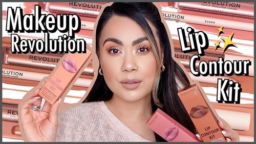Makeup Revolution Lip Contour Kit Review - Blog - Katching up with kitty