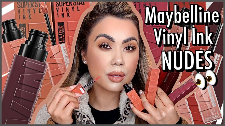 Maybelline Super Stay Vinyl Ink Nudes Liquid Lip Color Review - Blog -  Katching up with kitty