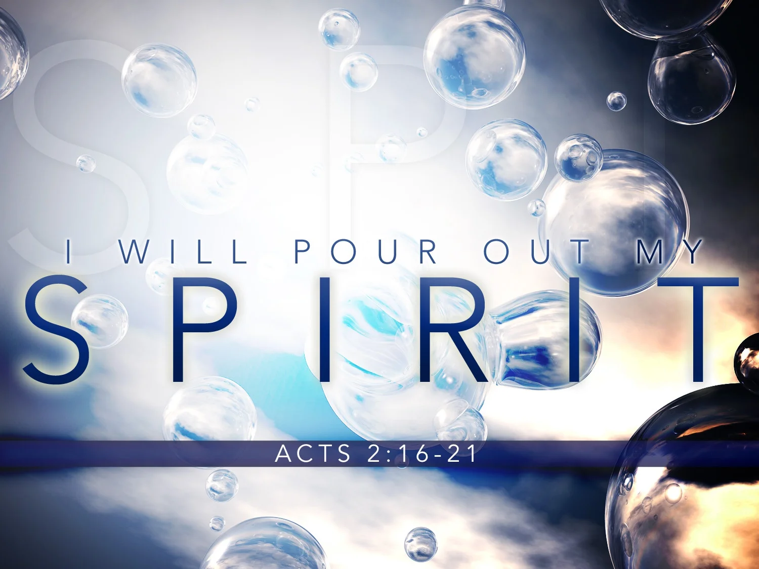 I Will Pour Out My Spirit: 16 Second Sermon Recap