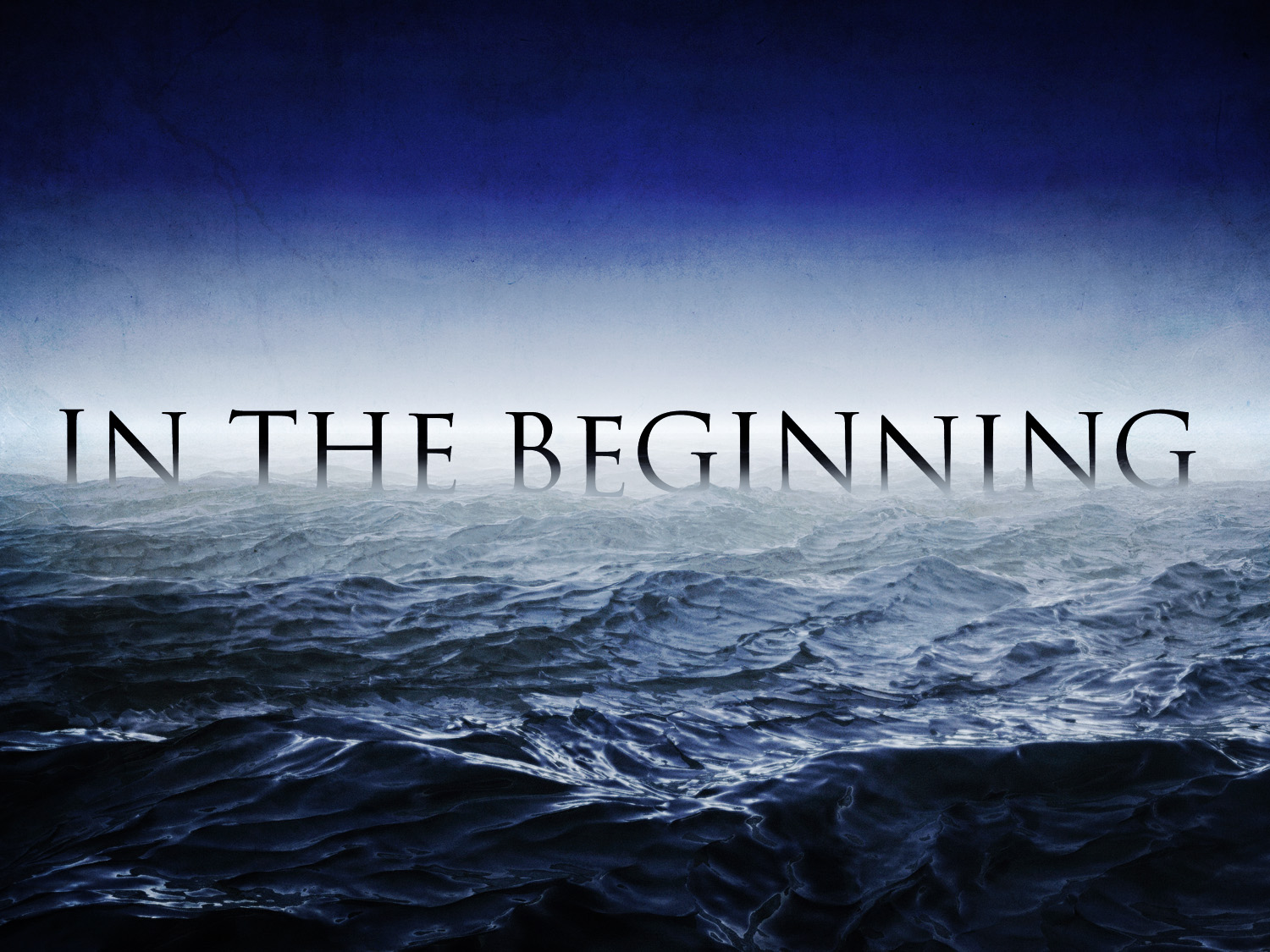 In the Beginning: the Fall