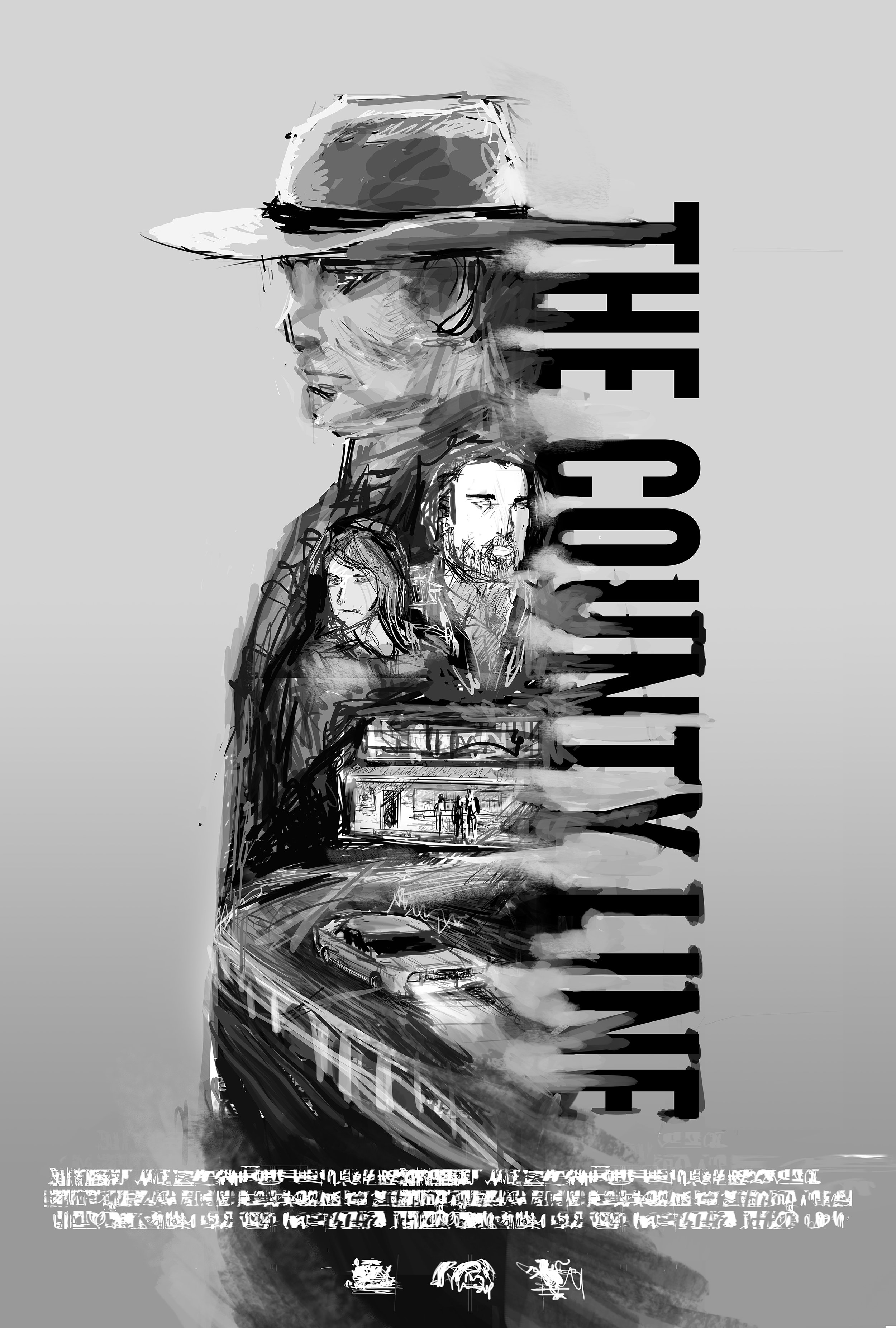 One of the approved sketches that the poster was based on.