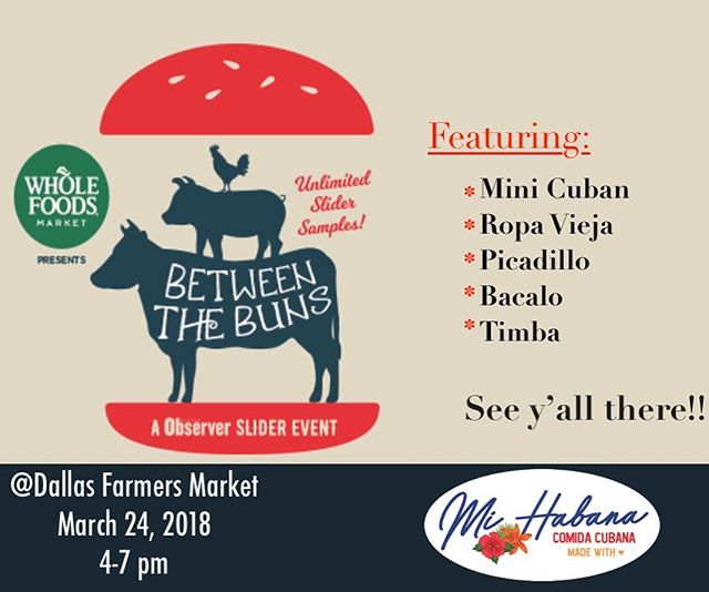 Dallas🙋🏻&zwj;♀️...we have great news...☺️ We will be participating at @dallasobserver Between the Buns&nbsp;🍔🍹March 24th @dallasfarmersmarket 👩🏻&zwj;🌾
Visit our bio for the link to get your tickets!
.
.
.
.
.
.
.
.
.
#lunchdate #lunchdallas #c