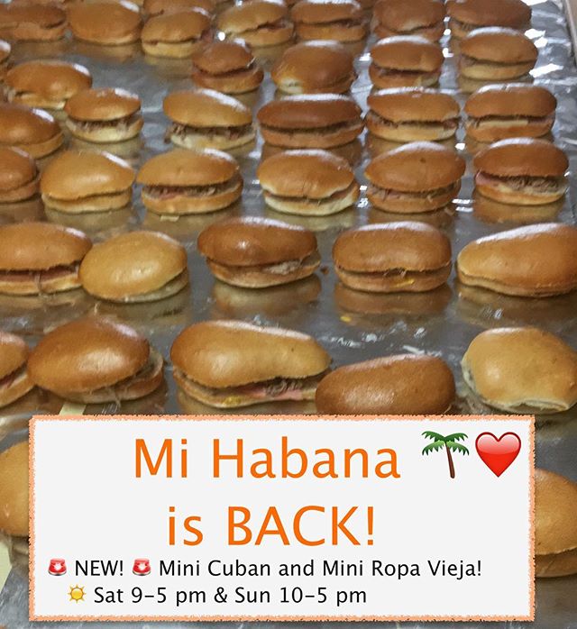 🚨 Dallas🚨 WE ARE BACK! 🍔🍹We are sorry we have been gone for so long! 👩🏻&zwj;🌾 Thank you for all your support and love! ❤️See y&rsquo;all Saturday 9-5 pm and Sunday 10-5 pm ☀️Bring all the family!💕 @dallasfarmersmarket 
NEW🙋🏻 Mini CUBAN and 