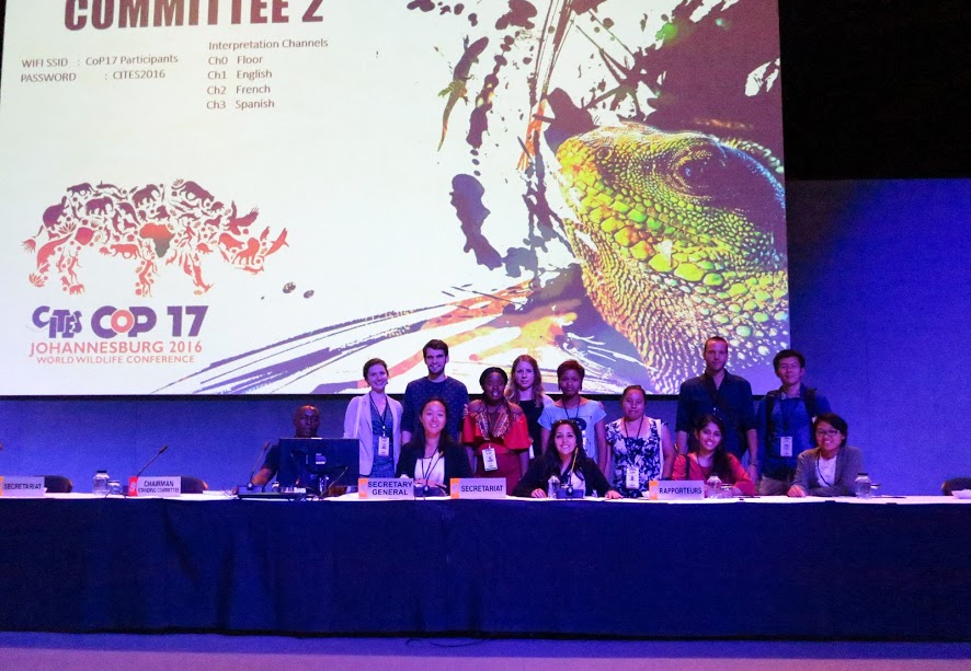 IFAW Delegates exploring CITES CoP17, Johannesburg, South Africa.