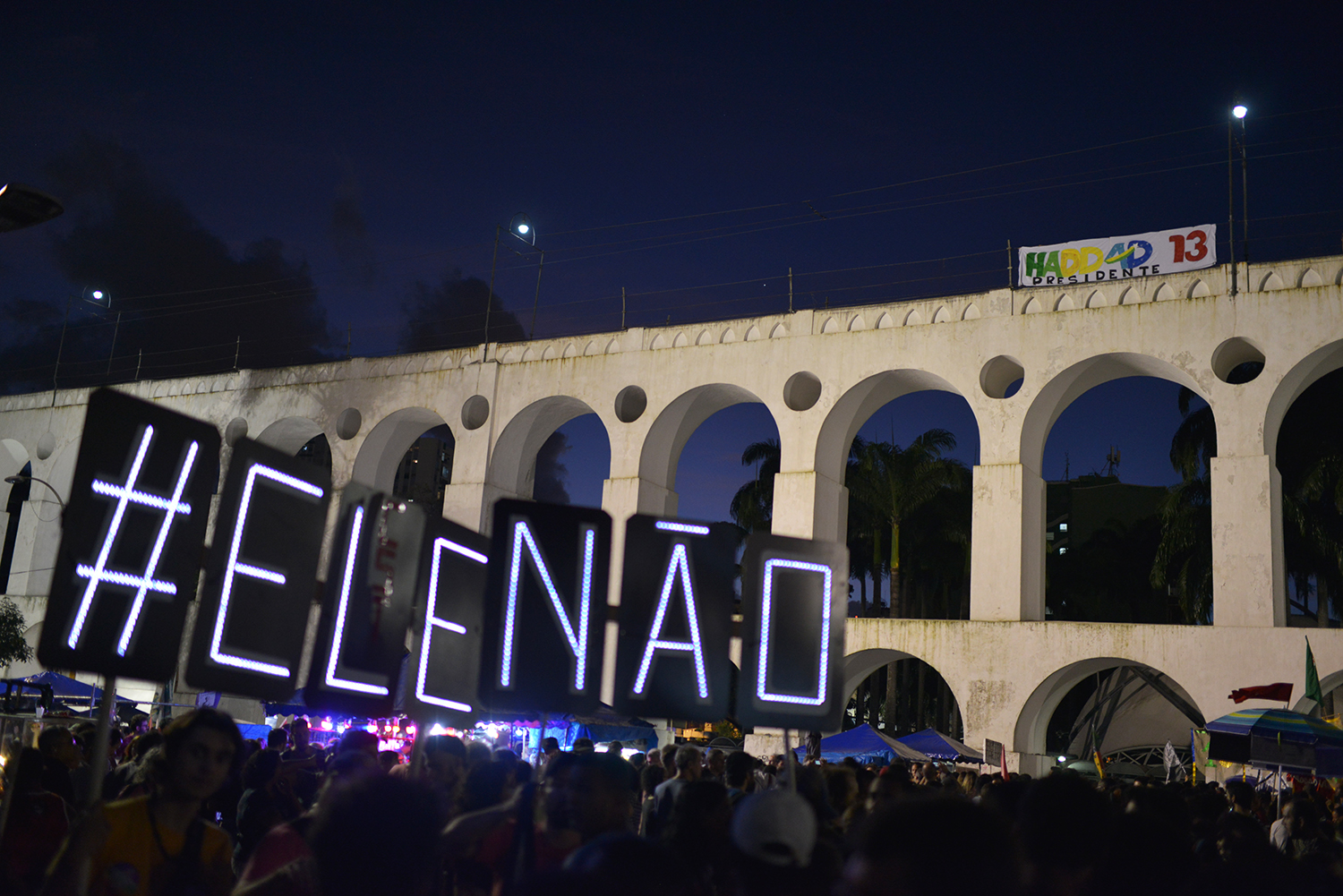   #EleNão #NotHim &amp; #Haddad13. 20 Oct 2018 © Lucas Landau  