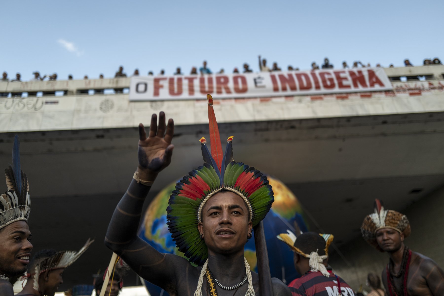  Photos taken in 2019, 2022 and 2023. The Brasilia's Free Land Camp or Acampamento Terra Livre (ATL) attracted around 6,000 people in 2023. In 2024, the largest indigenous meeting in Brazil will complete 20 years of struggle in the country's capital
