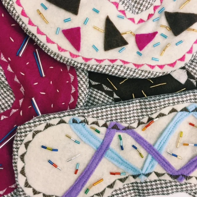  Detail of hand beading and embellishments 