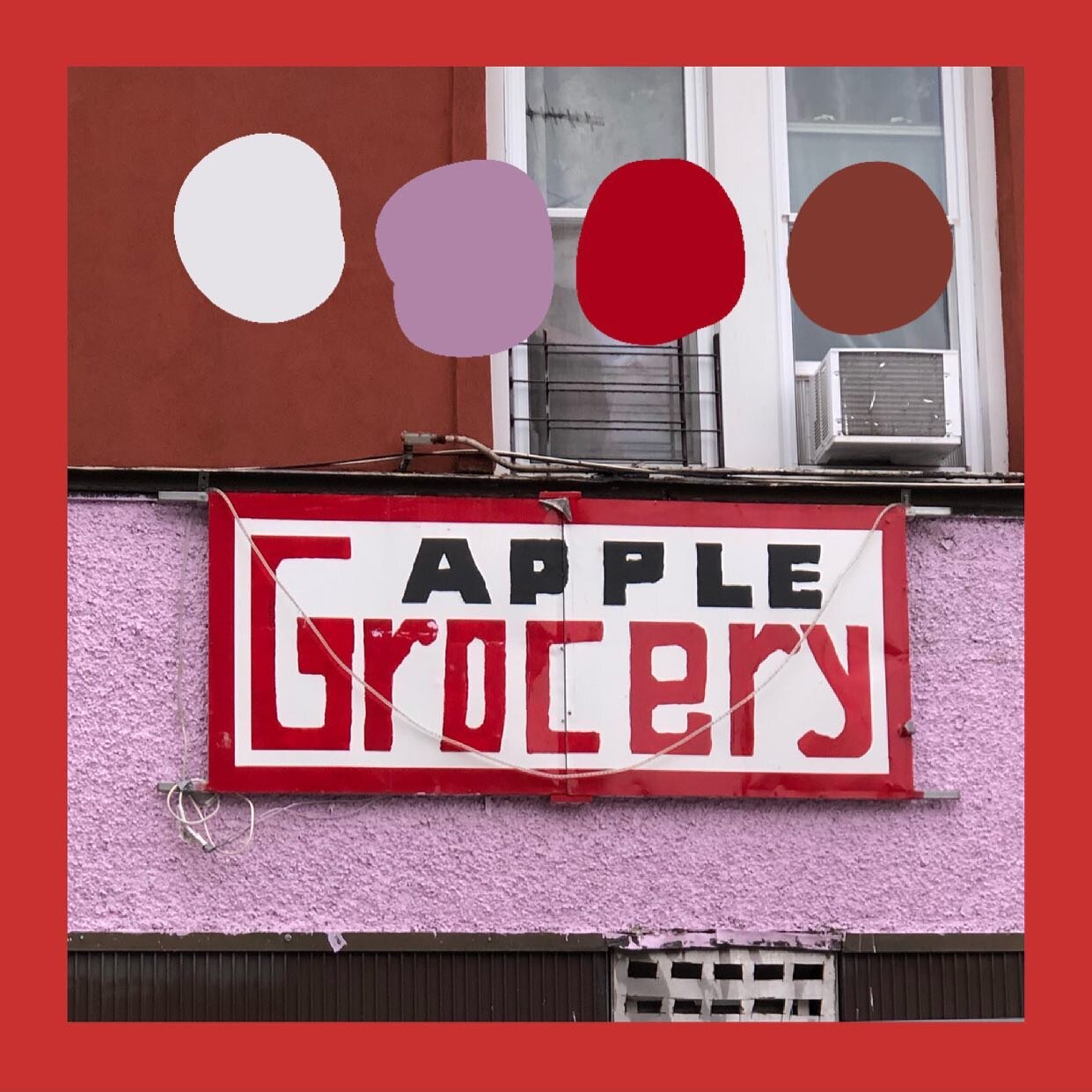 An Apple Grocery color palette