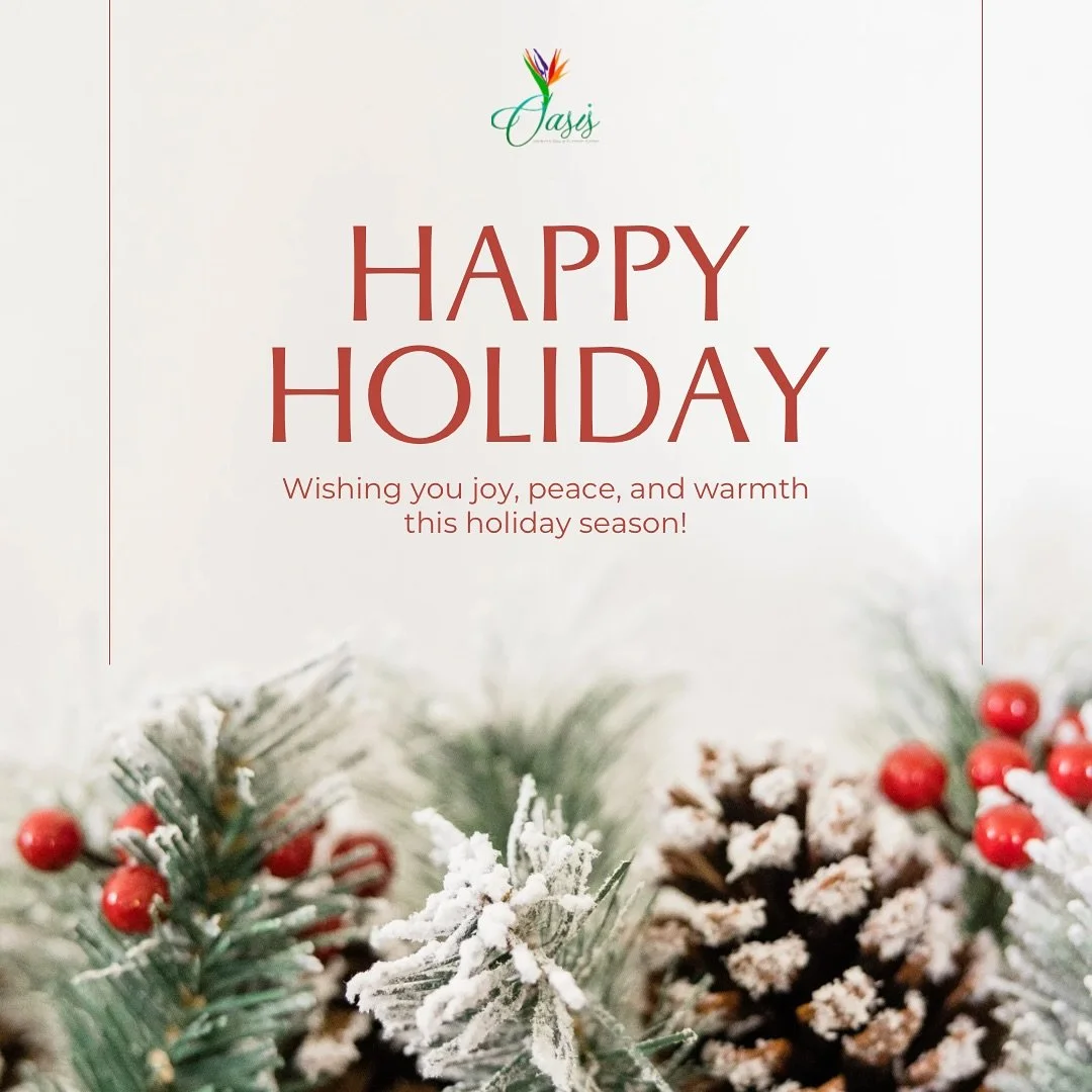 Happy holidays from all of us at Oasis Women&rsquo;s Sexual Function Center! We are truly grateful for the opportunity to serve our patients and support women on their healing journeys. Wishing you all a peaceful and joyful holiday season!

#pelvicfl